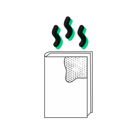 Boeken met een slechte geur